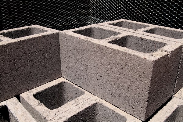Concrete blocks for construction