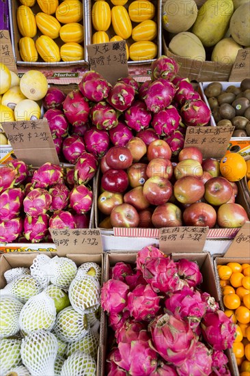 Tropical fruits at farmers market