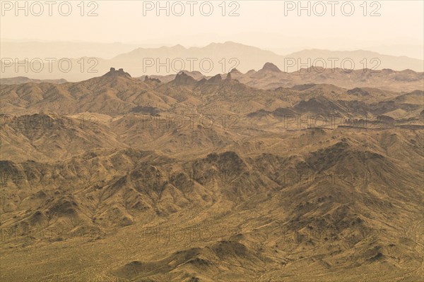 Arial view of Mojave Desert