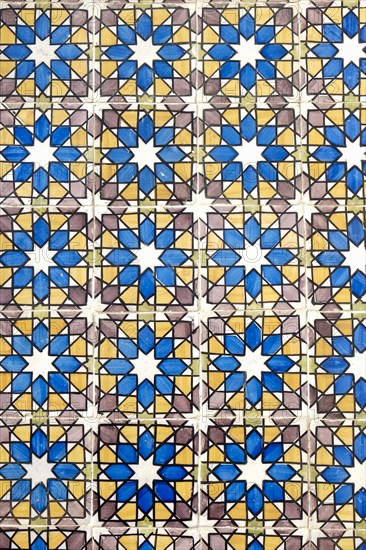 Traditional Portuguese ceramic tiles Azuelos