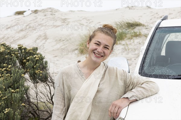 Portrait of teenage girl