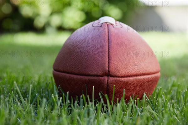 Close-up of football ball