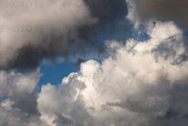 Dramatic storm clouds