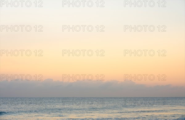 Cal ocean at sunrise
