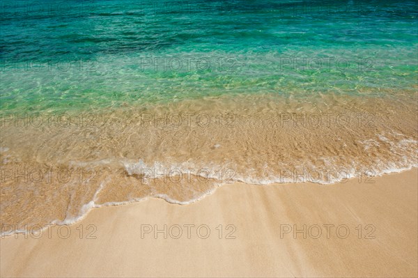 Sea wave on tropical beach