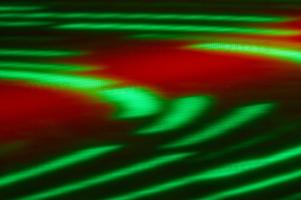 Green and red light streaks background