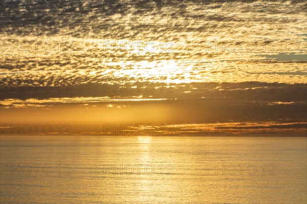 Big Sur seascape at sunset