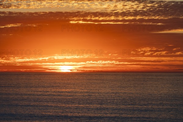 Big Sur seascape at sunset