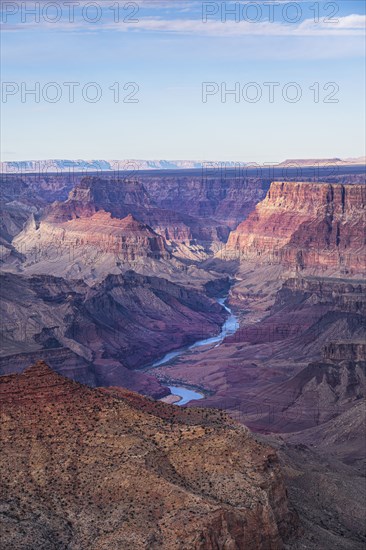 Grand Canyon National Park rock formations and Colorado river