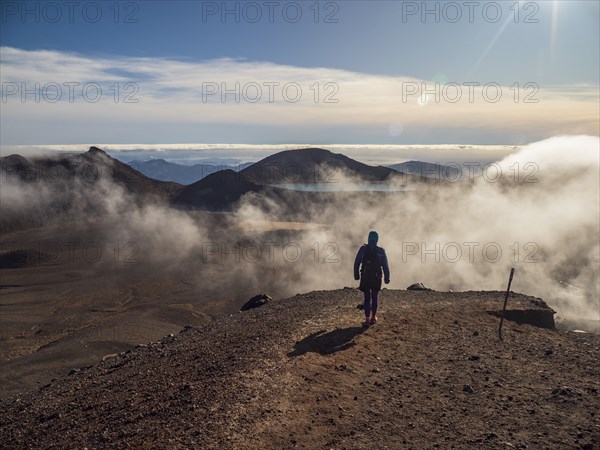 Hiker hiking