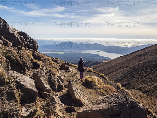 Hiker hiking