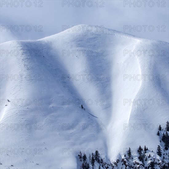 Scenic view of snowcapped mountain