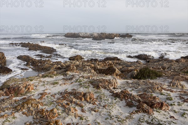 Rocky coastline of Atlantic Ocean in Kammabaai Beach