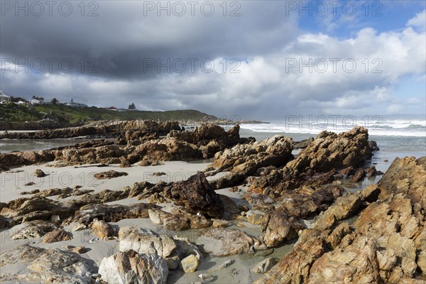 Rocky coastline of Atlantic Ocean in Kammabaai Beach