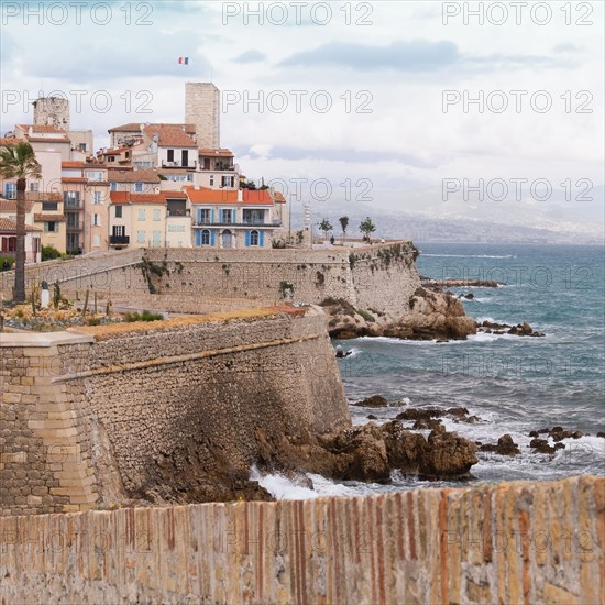 Buildings at coastal town