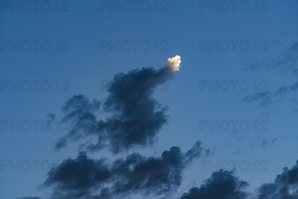 Clouds in sky during sunrise