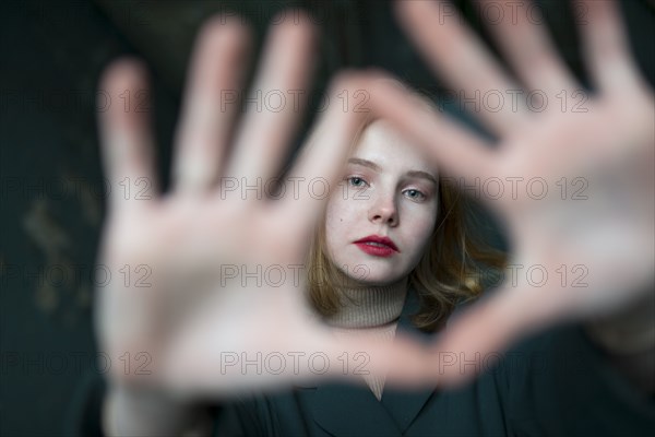 Portrait of teenage girl