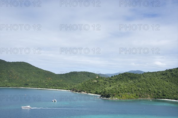 USA, Virgin Islands, St. John, Francis Bay and Maho Bay