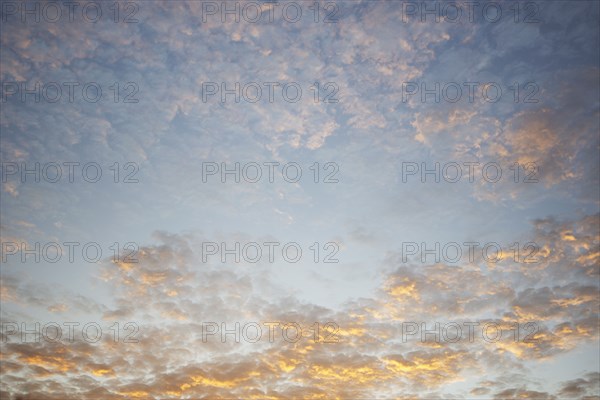 USA, Tennessee, clouds on sky in evening light