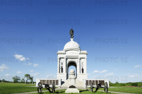 USA, Pennsylvania, Gettysburg, State of Pennsylvania Civil War Monument
