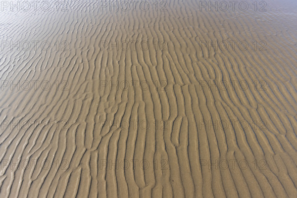 Sand patterns on beach