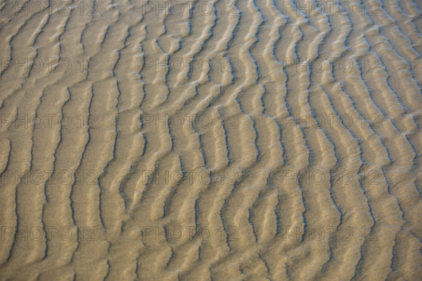 Sand patterns on beach