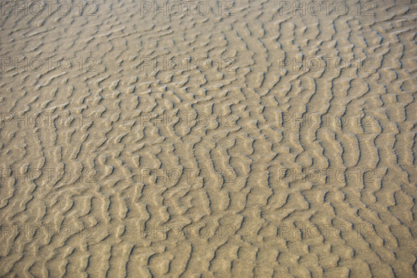 Sand patterns on beach