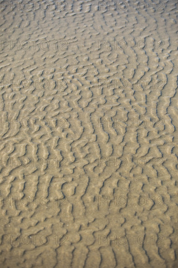 Sand patterns on beach