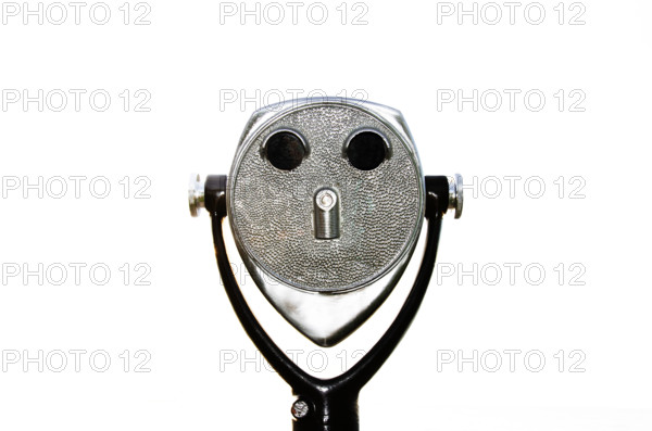 Studio shot of coin-operated binoculars