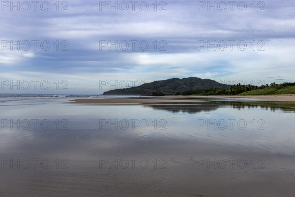 Calm Playa Grande at dawn. , Guanacaste, Costa Rica.