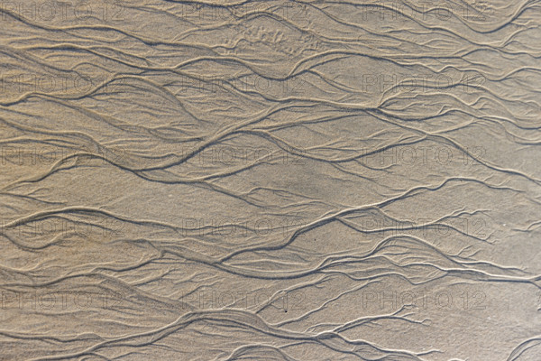 Abstract patterns on beach sand. , Guanacaste, Costa Rica.