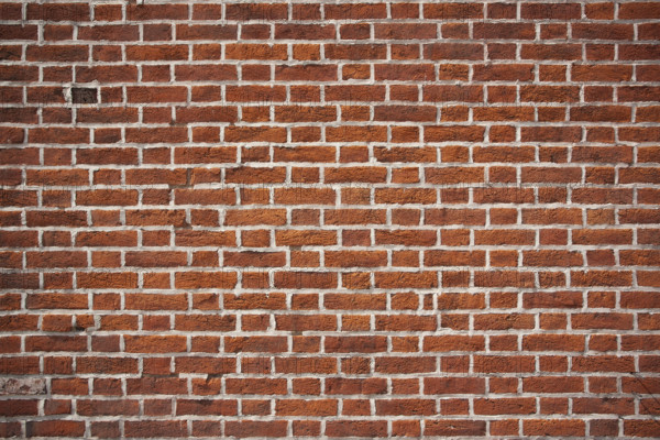 Close-up of red brick wall, Gettysburg, Pennsylvania, USA.
