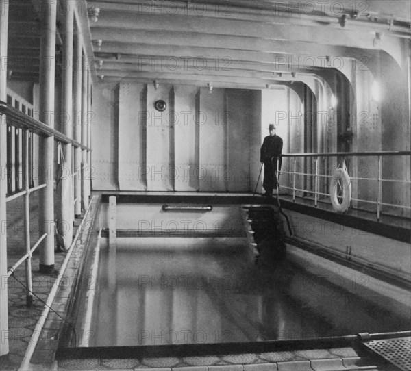 La piscine du RMS Olympic