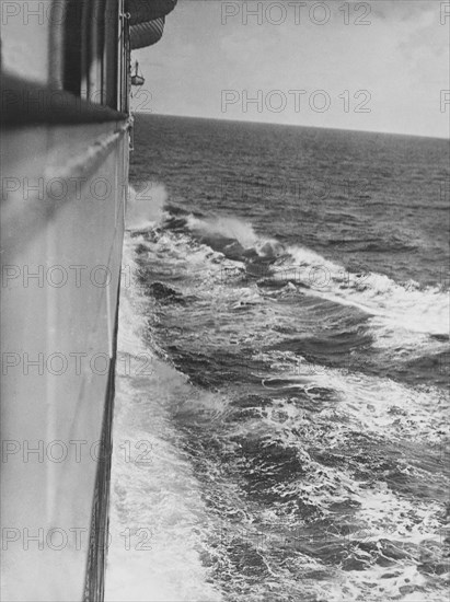 Photographie prise à bord du RMS Titanic, à l’approche de Queenstown