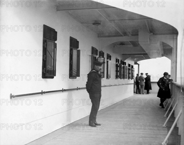 Le pont "A" du RMS Titanic