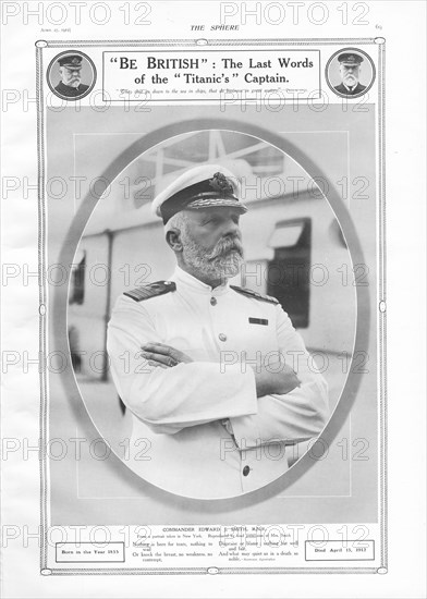 Edward J. Smith, commandant du Titanic