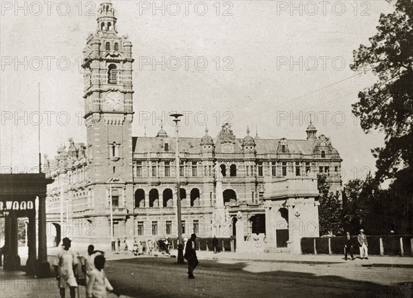 Pietermaritzberg town hall. The town hall building in Pietermaritzberg. Pietermaritzberg, Natal (KwaZulu Natal), South Africa, 1-5 January 1924. Pietermaritzburg, KwaZulu Natal, South Africa, Southern Africa, Africa.