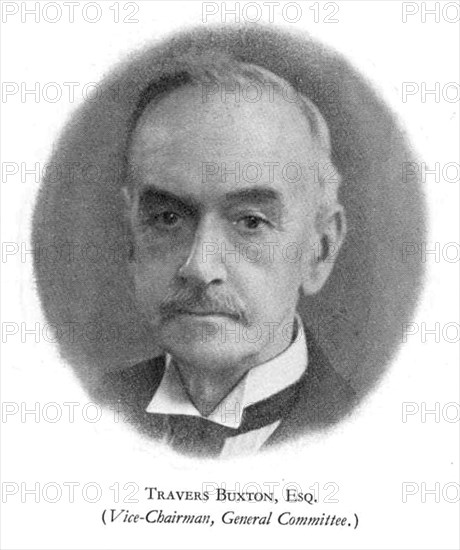 Travers Buxton. Portrait of Travers Buxton (c.1875-1945), at the time of this photograph, Vice Chairman of the General Committee for the British & Foreign Anti-Slavery Society. England, circa 1925. England (United Kingdom), Western Europe, Europe .