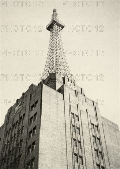 A.W.A. radio mast, Sydney. The radio mast at the Amalgamated Wireless Australasia (A.W.A.) radio centre. Sydney, Australia, April 1940. Sydney, New South Wales, Australia, Australia, Oceania.