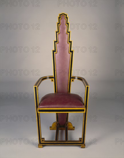 Armchair 1927. Created by Faidy, Abel, 1894-1965