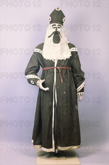 Ku Klux Klan robe and hood 20th Century. Artist unidentified