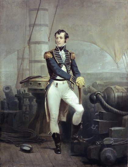 Portrait of Stephen Decatur, 1863. Created by Chappel, Alonzo, 1828-1887
