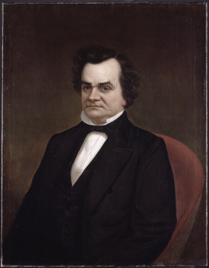 Portrait of Stephen Arnold Douglas, circa 1855. Created by Lussier, Louis O., d. 1884
