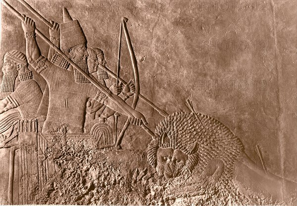 Stone relief from the Palace of Ashurbanipal