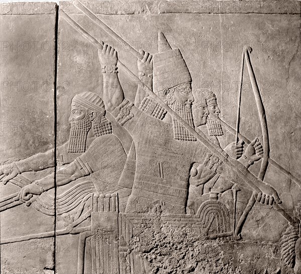 Stone relief from the Palace of Ashurbanipal