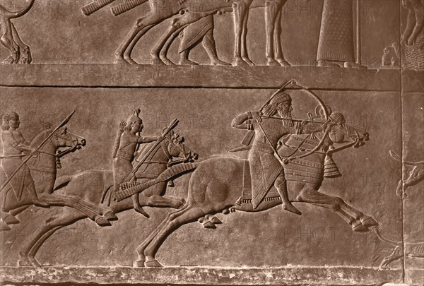 Stone relief from the Palace of Ashurbanipal