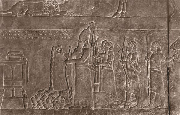 Stone relief from the Palace of Ashurbanipal