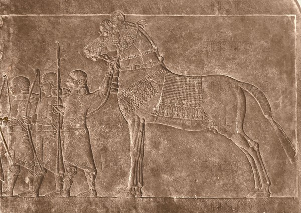 Stone relief from the Palace of Ashurbanipal