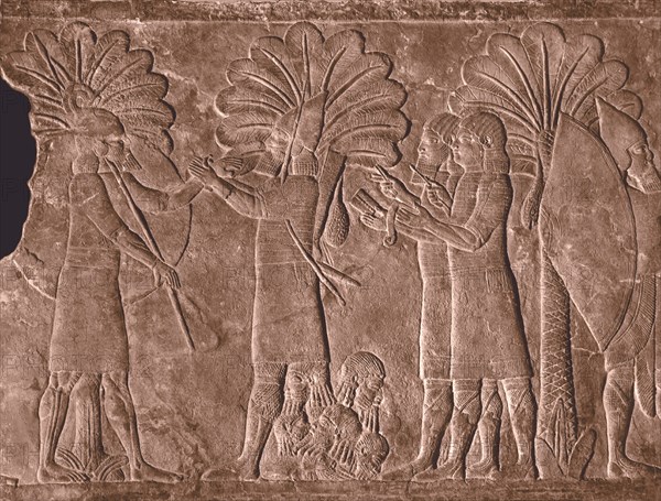 Stone relief from the Palace of Sennacherib