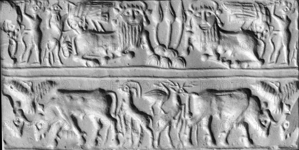 Cylinder seal with two registers